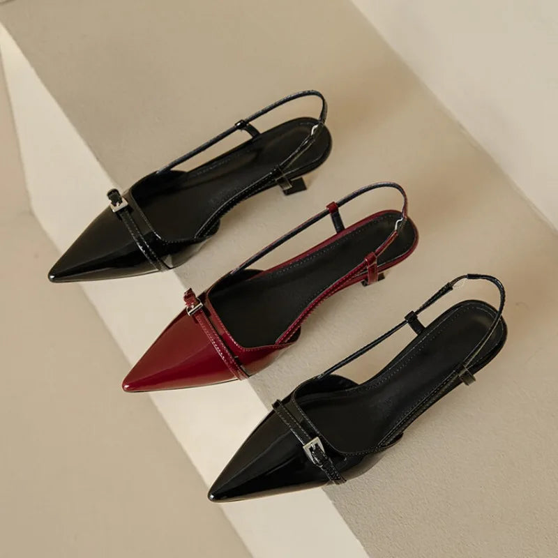 Scarpin Pérola Noir | Coleção Class