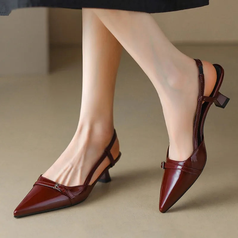 Scarpin Pérola Noir | Coleção Class